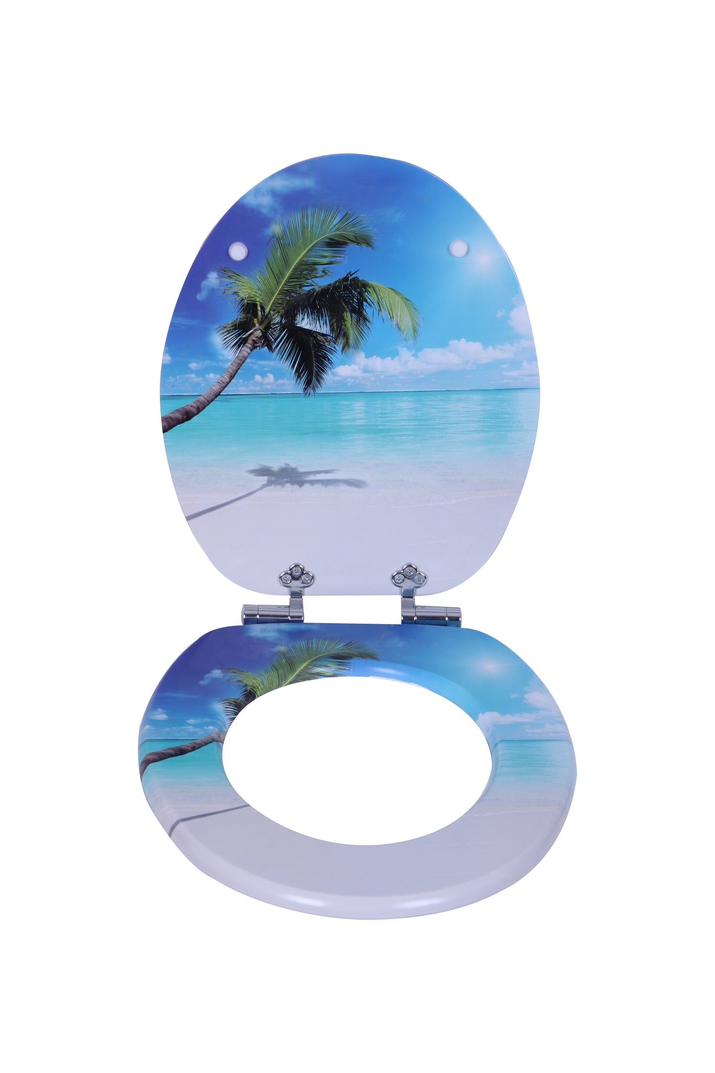 WC-Sitz Palm mit Absenkautomatik Holzkern Yelcona - yelcona24